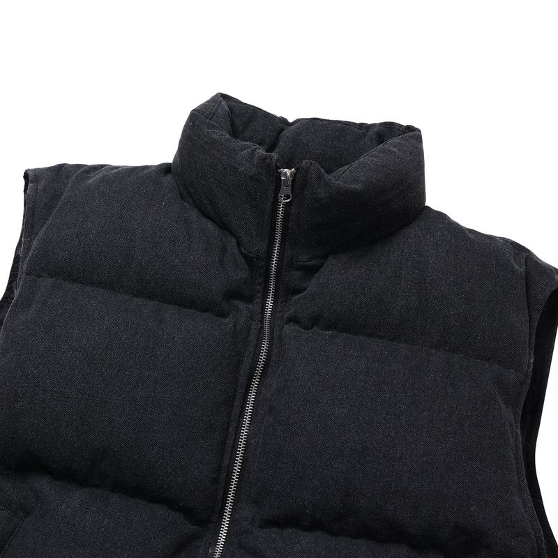 Denim Padded Vest (2 colors)