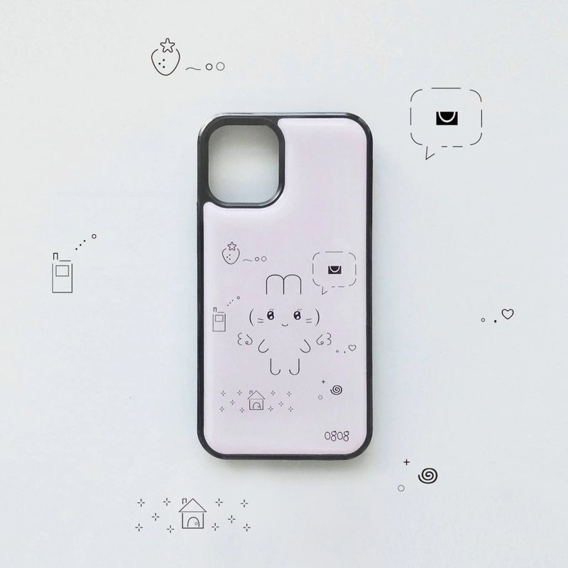 [MADE] bunny emoji phonecase