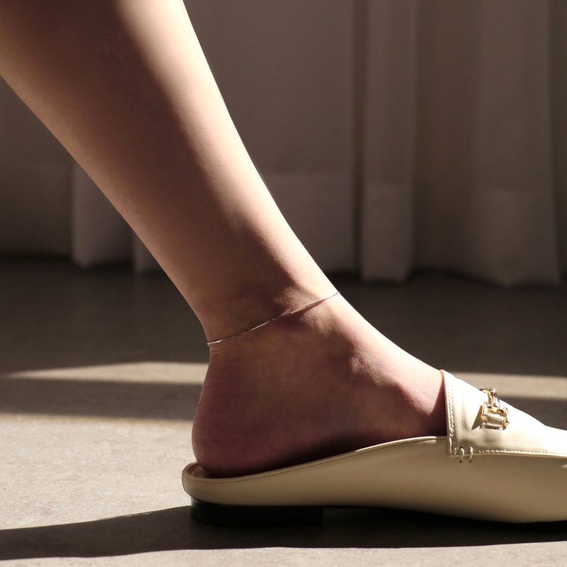 Less is more(レスイズモア)の「silver thin snake chain anklet (silver(Accessories)」