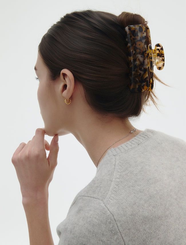 hyeres lor（イエール・ロール）の「26SS★ Volume Square Hair Claw Clip（Hair Accessories）」