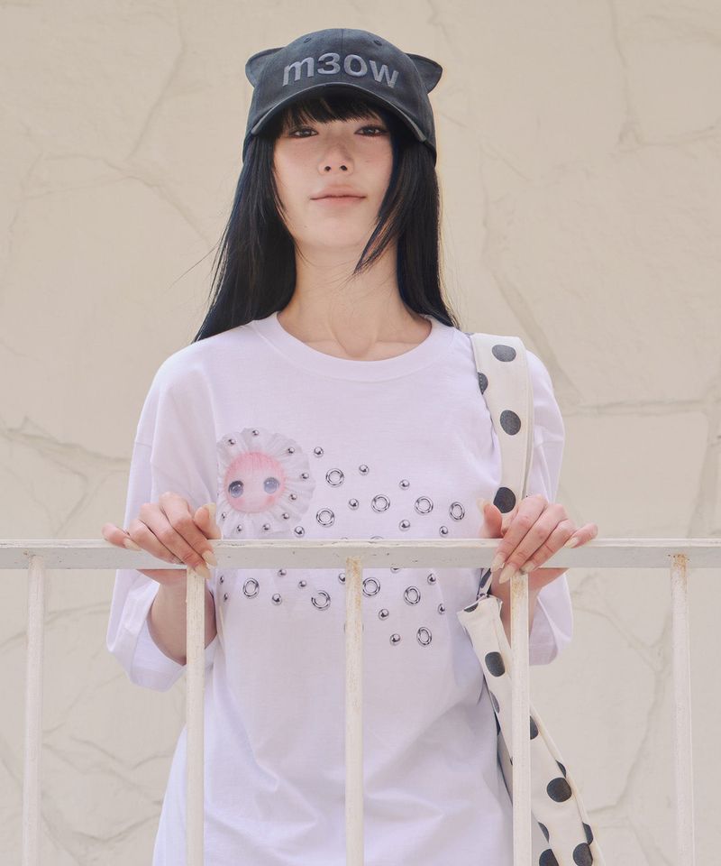 M3OW CAT EAR BALL CAP