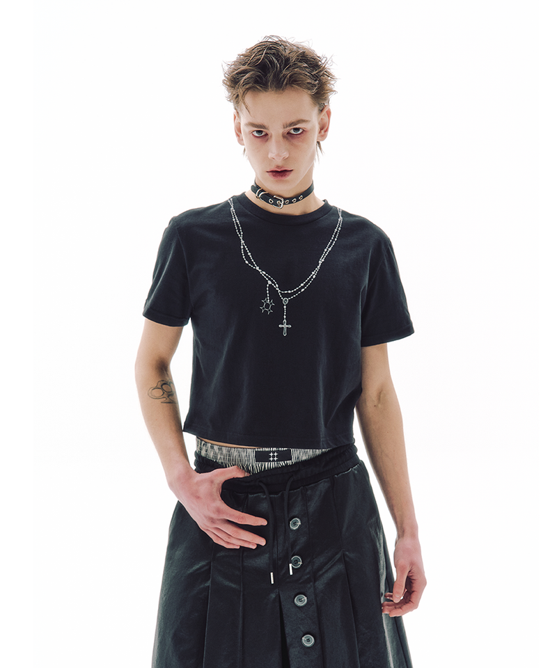 TRIP SHOP（トリップショップ）の「HYPNO CHAIN CROP T-SHIRT（Tops）」