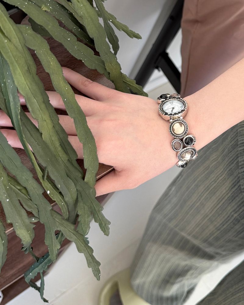 Dusty Pebble Stone Watch