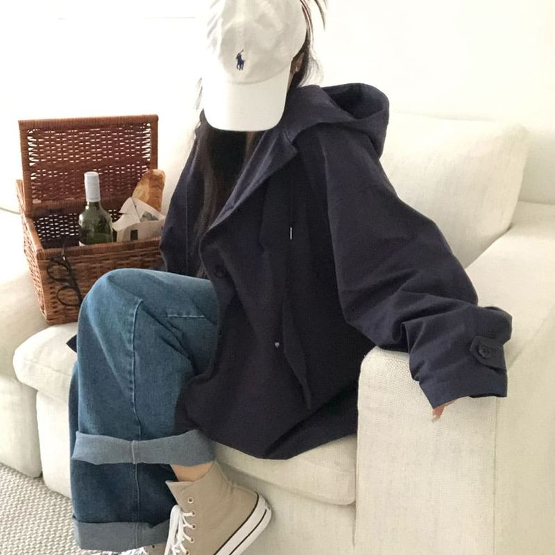[BELLIDE MADE] half Trench jacket
