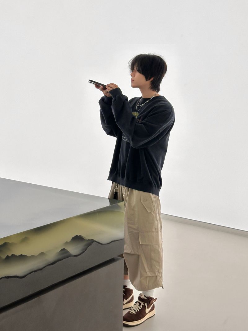 Amekaji Loose Cargo Pants 4C