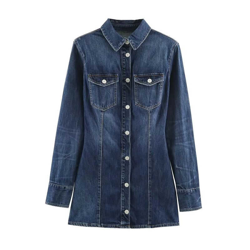 Cozy&Kitsch（コージーアンドキッチ）の「デイジースリムデニムシャツドレス（ワンピース/ドレス）」