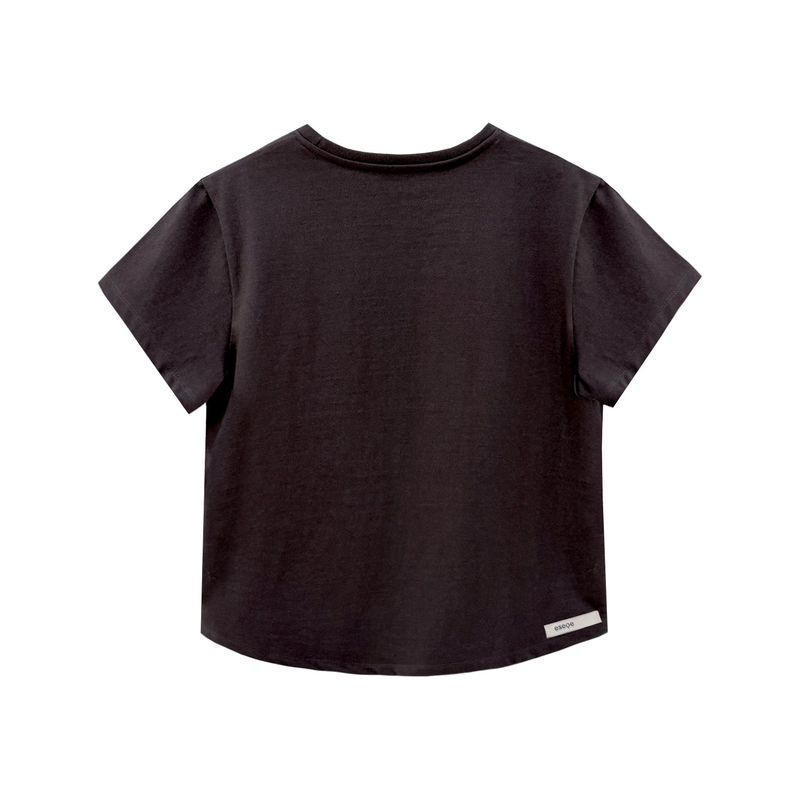 ドットドットTシャツ - ディープブラウン