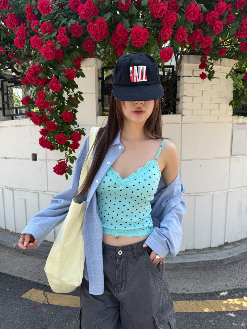 dot pad bra top