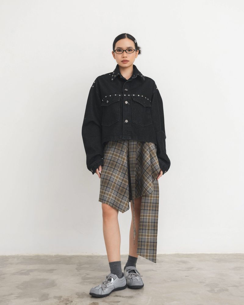 Tartan Wrapped Skirt