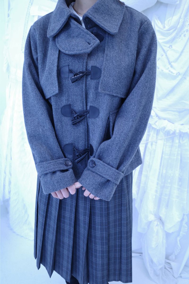 Bwin check midi pleats skirt