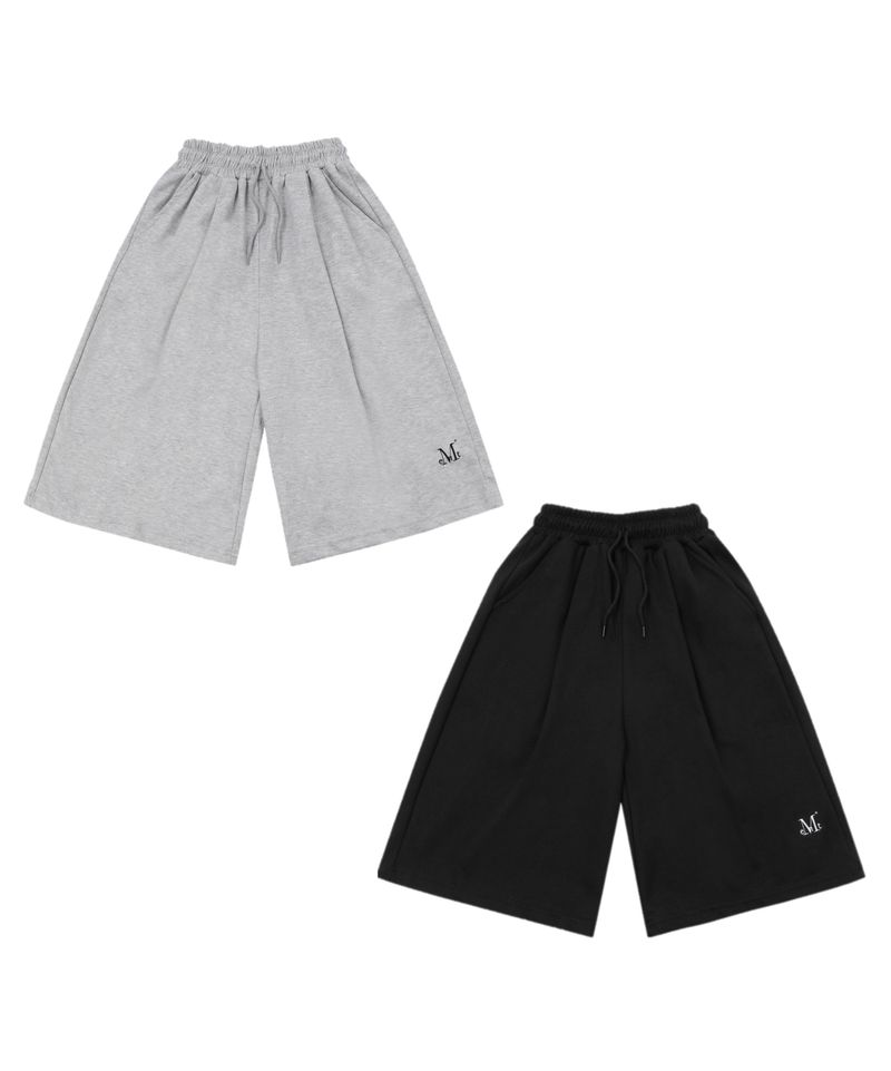 BERMUDA SWEAT PANTS (Gray, Black)
