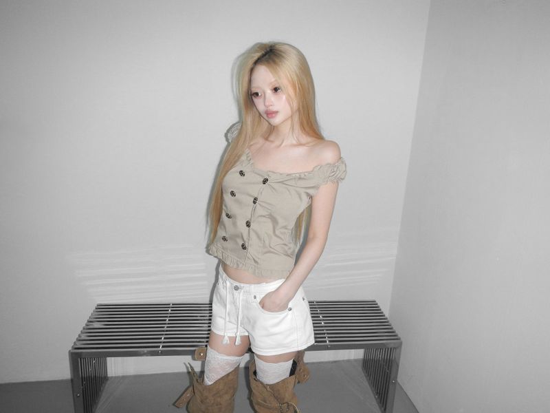rope shorts(2 color) 4871