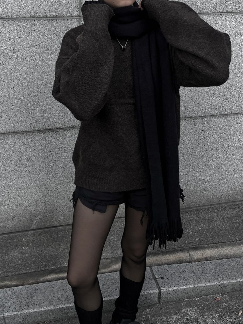 basic soft muffler (2color)