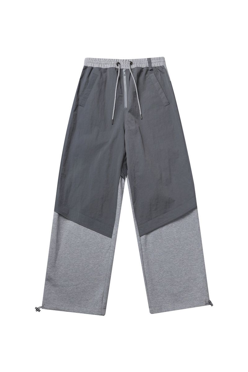 PIPPING MIX PANTS_GRAY