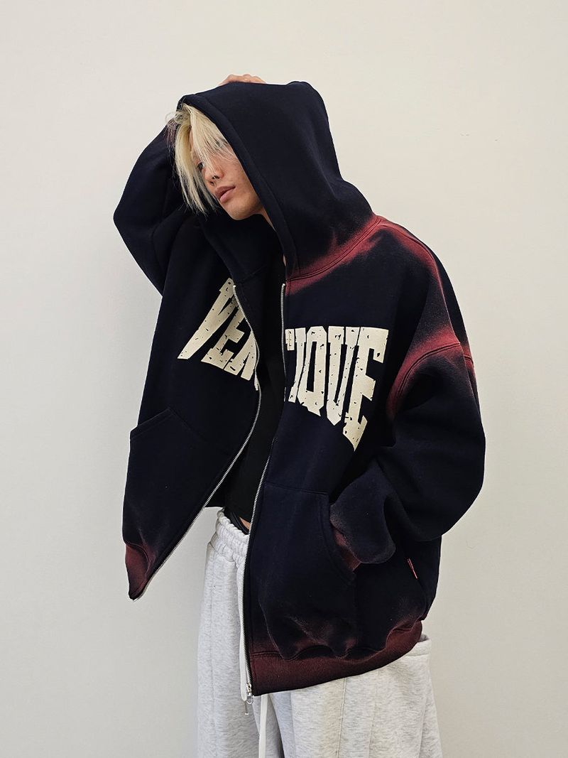 VENTIQUE VTQ Napping hooded zip-up 3colors