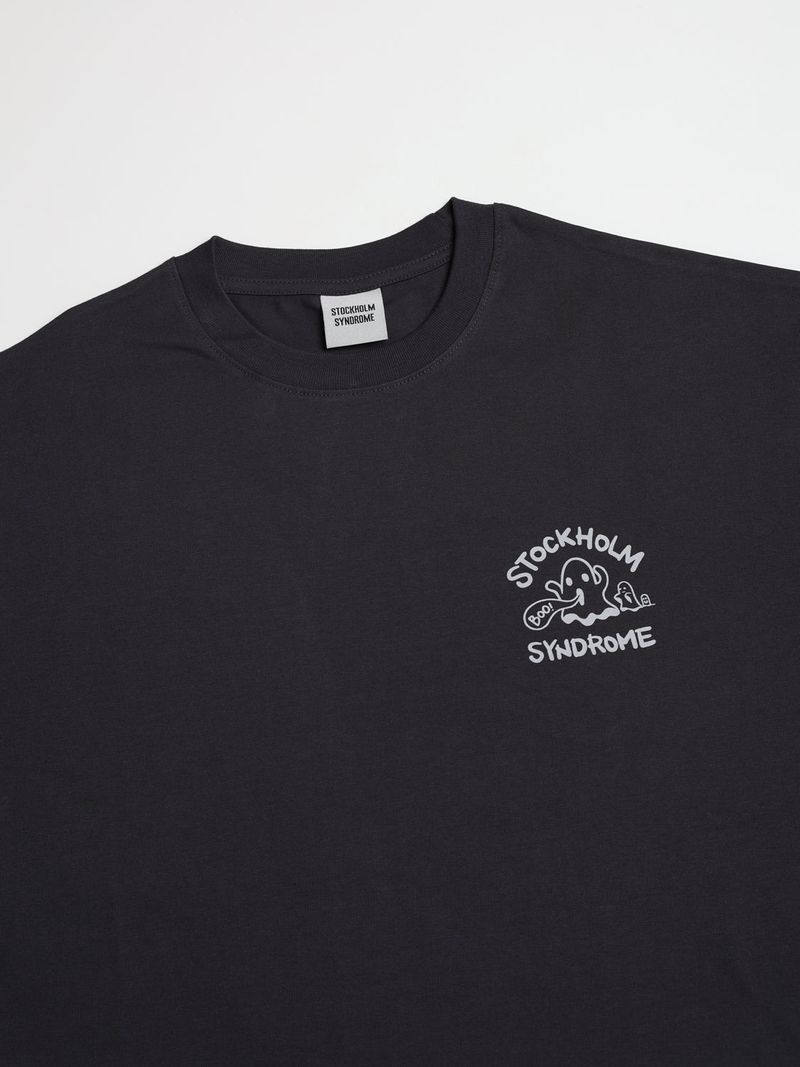 ゴーストTシャツ - チャコール