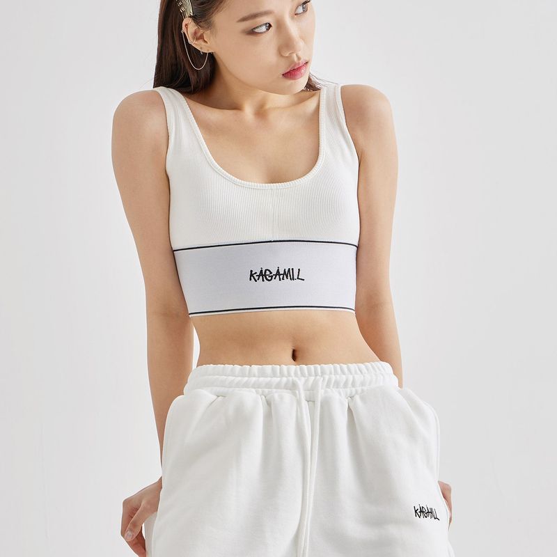B.B Sleeveless White