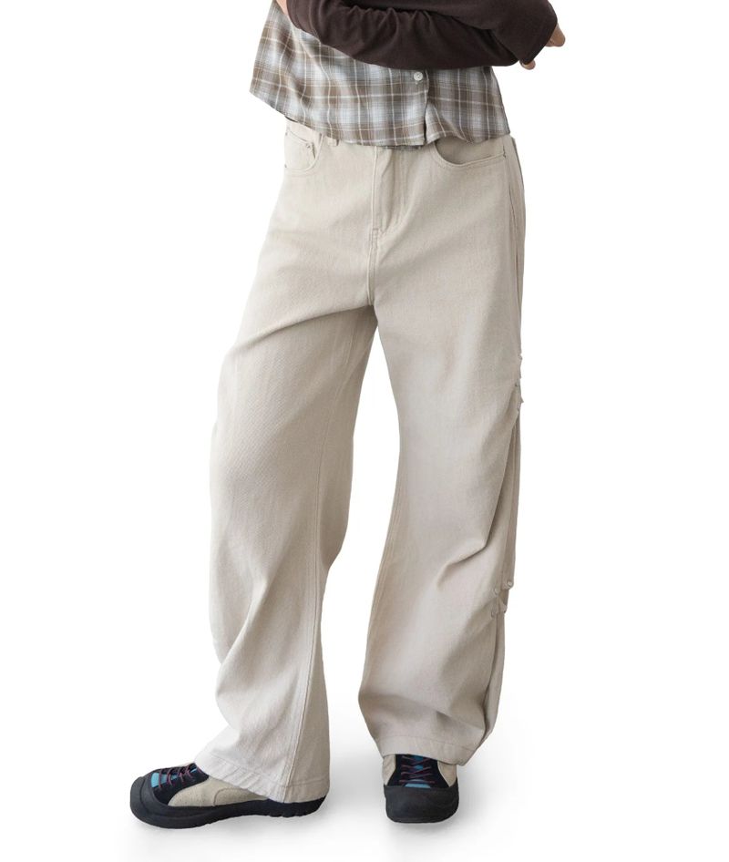 Keulli Shirring Flare Pants