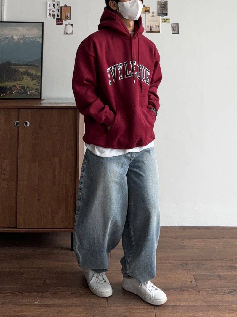 Natural balloon denim pants (3color)