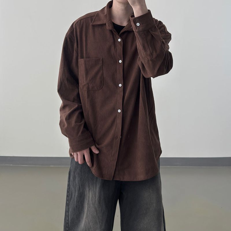 Lea Oversized Corduroy Shirt