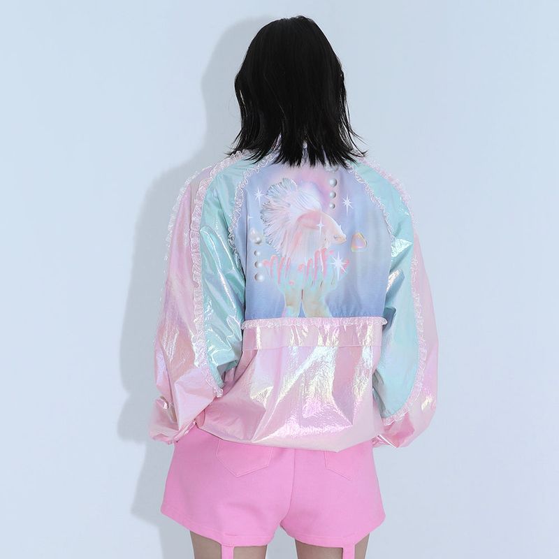 CLUT STUDIO(クラットスタジオ)の「1 0 dreamlike windbreaker - PINK(Jackets/Outerwear)」