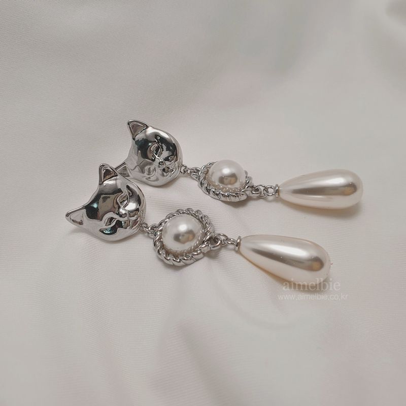 Melbie The Cat Series - The Elegance Piercing (Silver ver.)