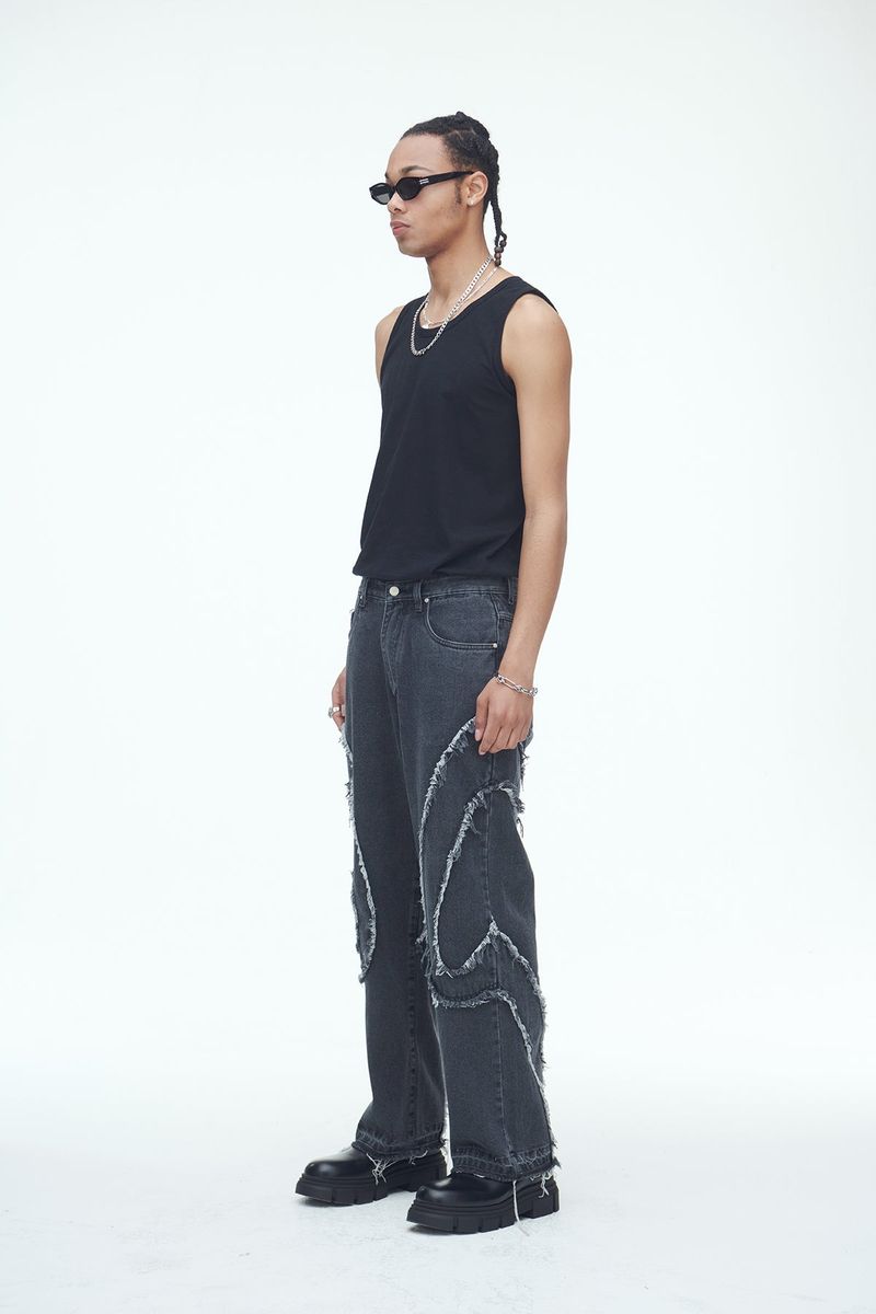 Comma Denim Pants Grey