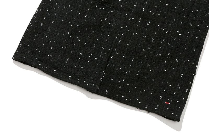 PURE TWEED DRESS_BLACK