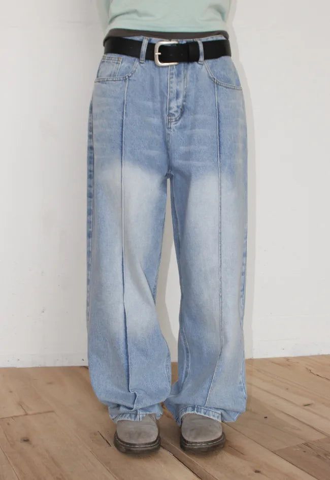 AAKE(アケ)の「SEAM WASHED WIDE DENIM(Pants)」