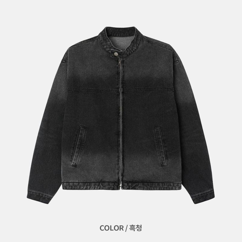 Anti Biker Denim Jacket (3color)