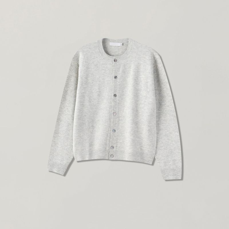 Doom knit layered cardigan