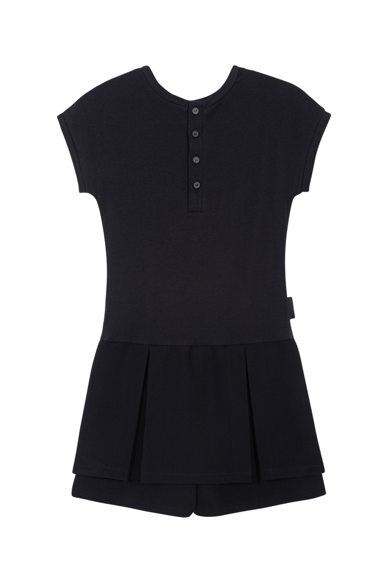 Pleats pants dress