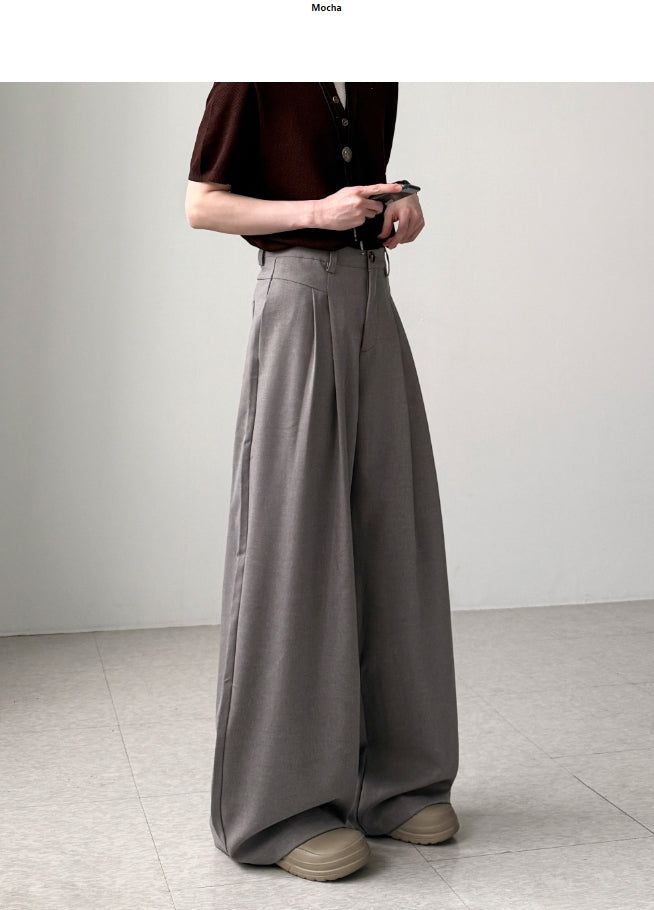 Maple Linen Wide Slacks
