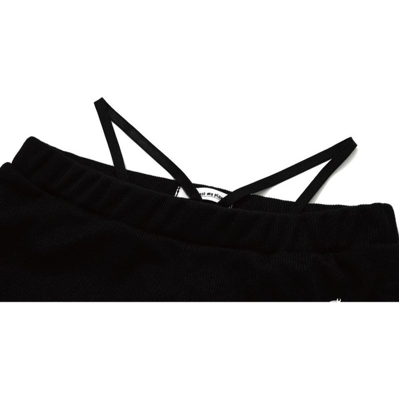 SHIRRING STRING MICROSHORTS_BLACK
