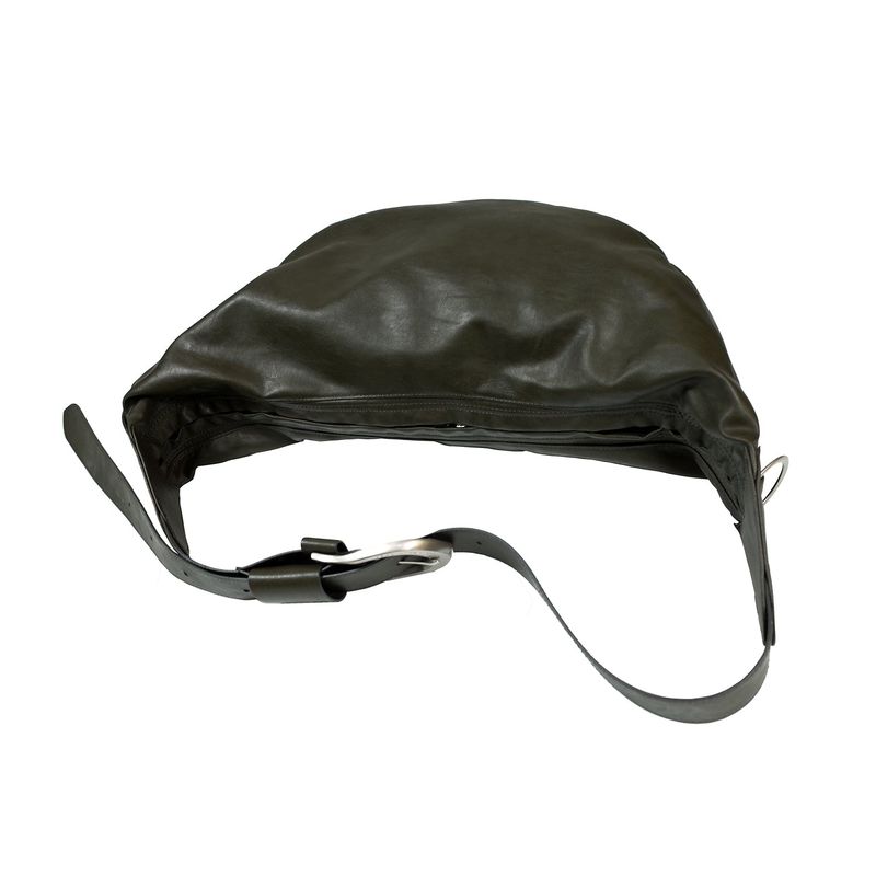 H-Buckle Banana Leather Bag (khaki)