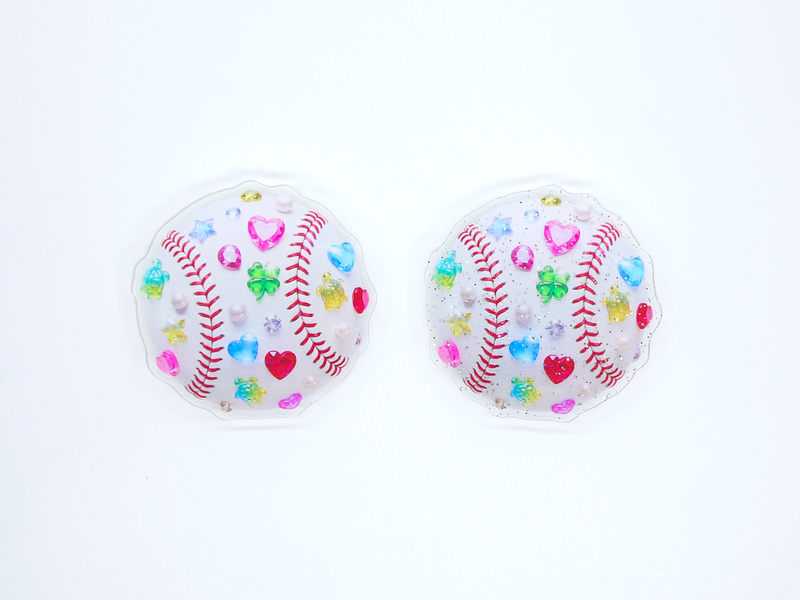 【MADE】Lucky charm club Smart Tok(glitter&acryl) / Pesto 33.