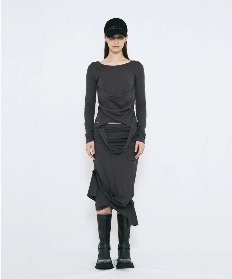 2WAY DRAPE LONG SLEEVE