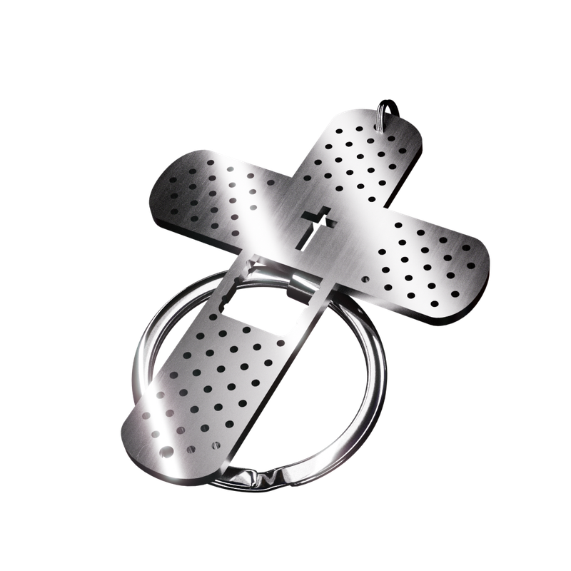 Itai ! Keychain - Flat Steel