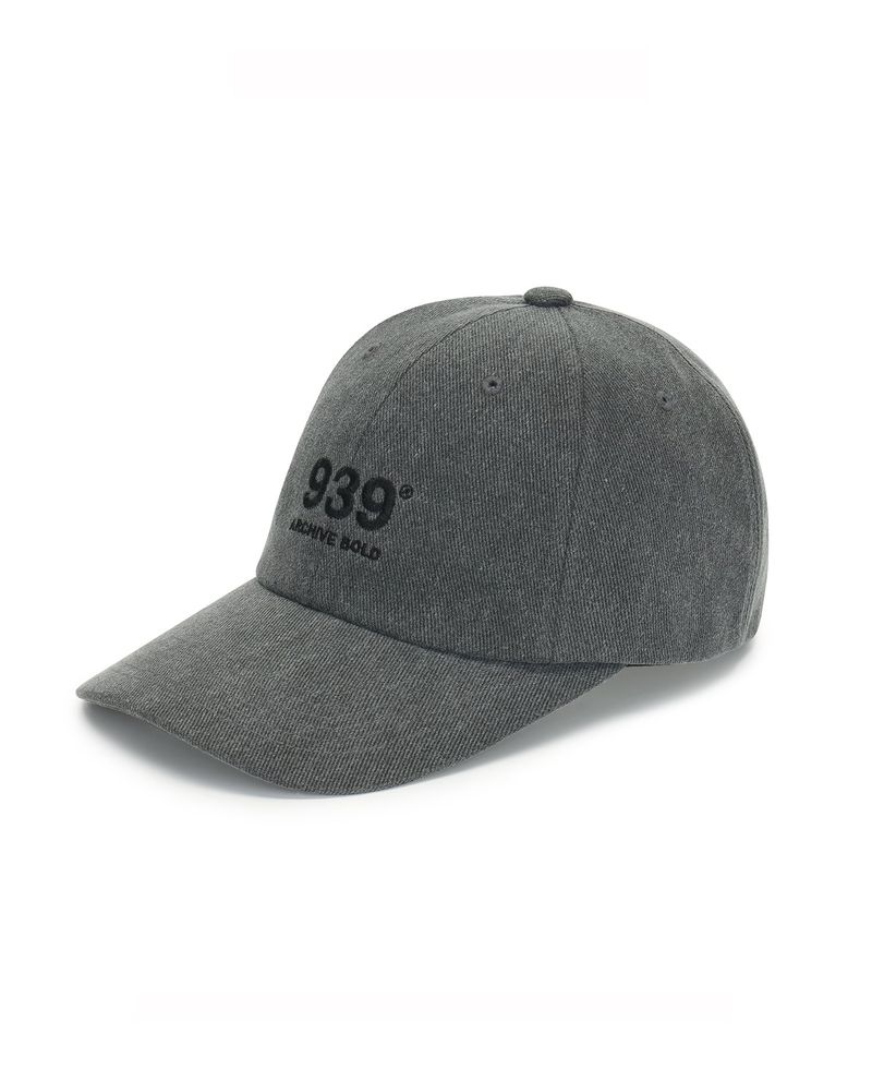 939 DENIM 6-PANEL CAP (CHARCOAL)