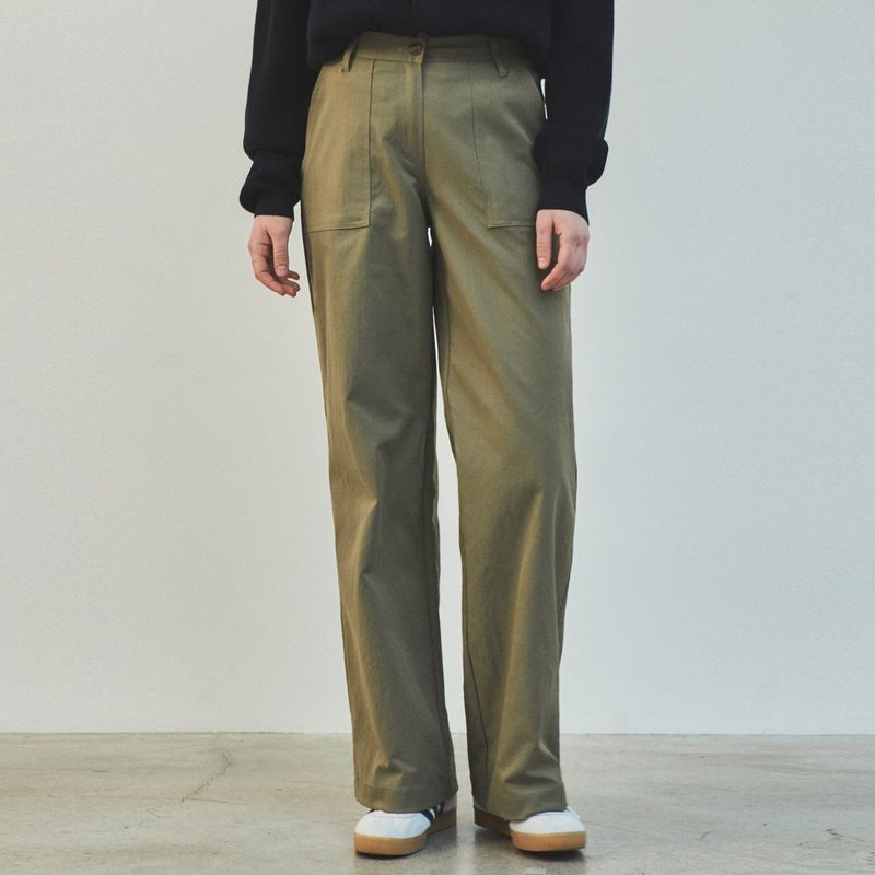 Wrinkle Free Out Pocket Slacks_5Color