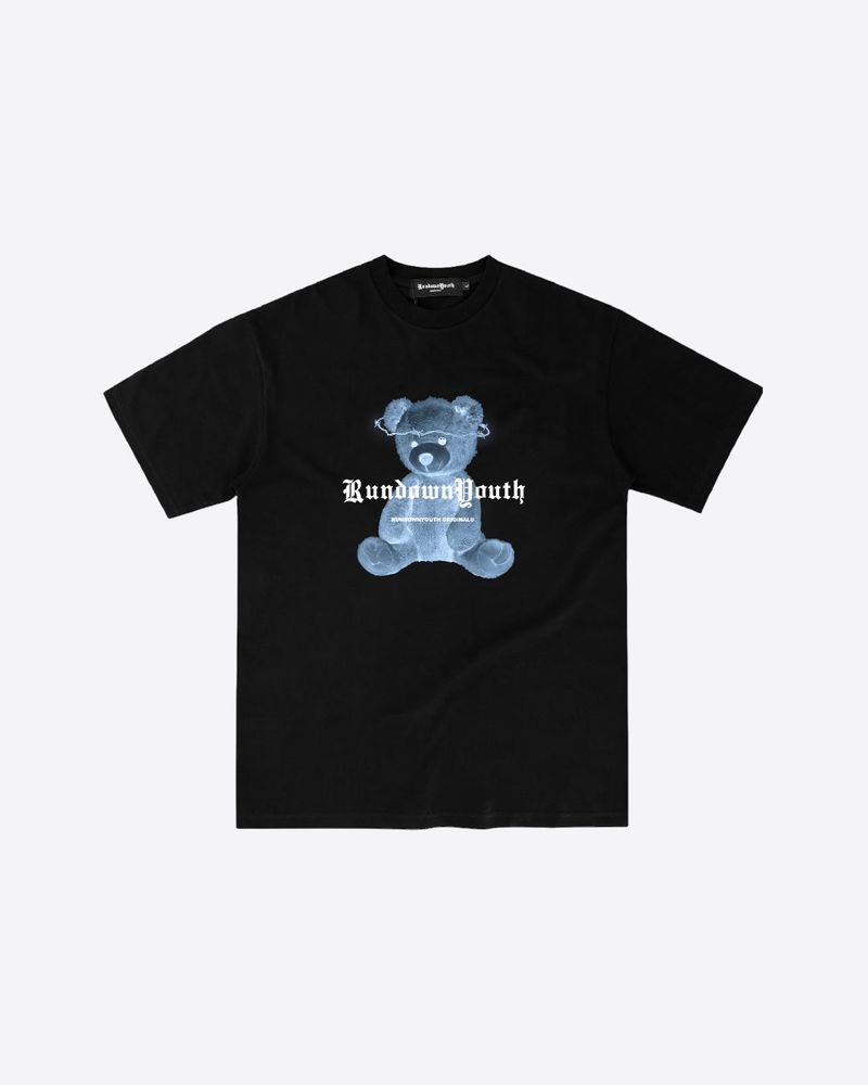 Rundownyouth（ランダウンユース）の「X‐レイテディベアロゴTシャツ（トップス）」