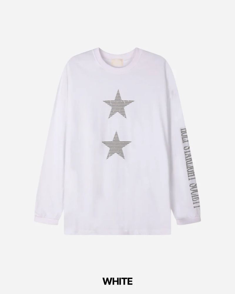 Star Print Long Sleeve T