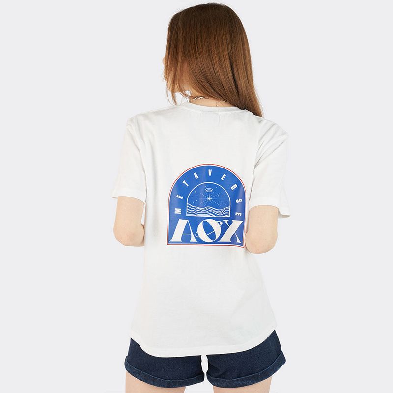AOX(エーオーエックス)の「Arch Metaverse Short Sleeve T-shirts (White)(Tops)」