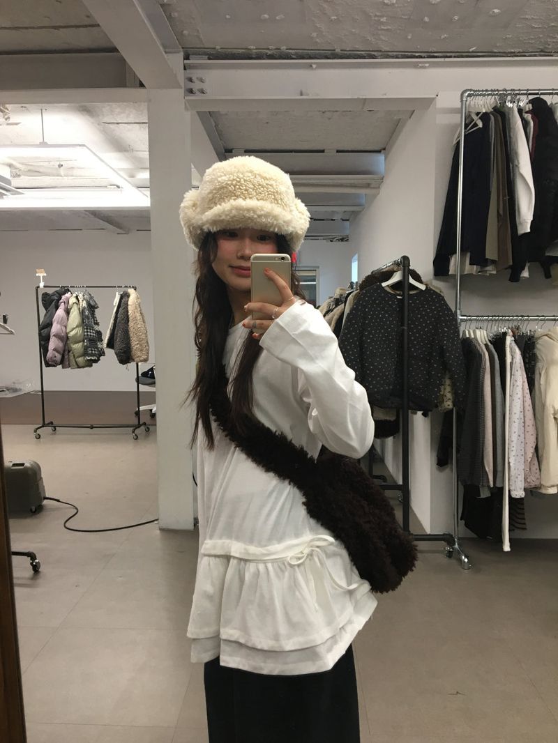 Reversible Boucle Trapper Hat (2 Colors)