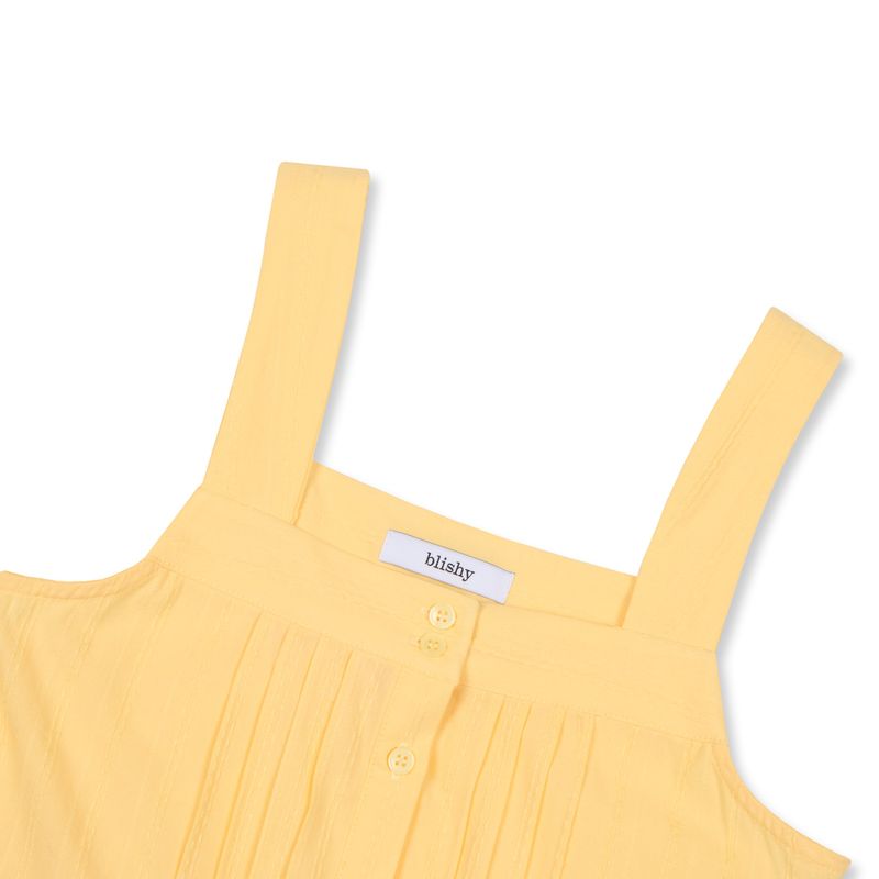 Mini Sleeveless Dress (Yellow)