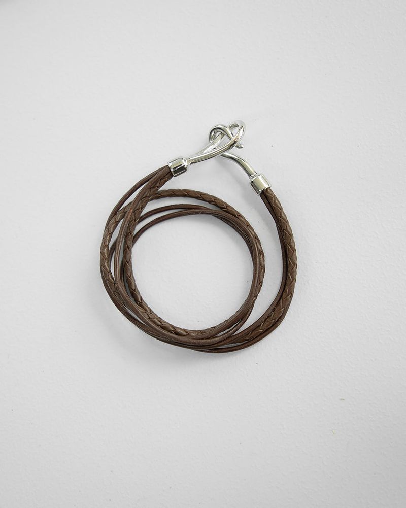 Cross Leather Bracelet