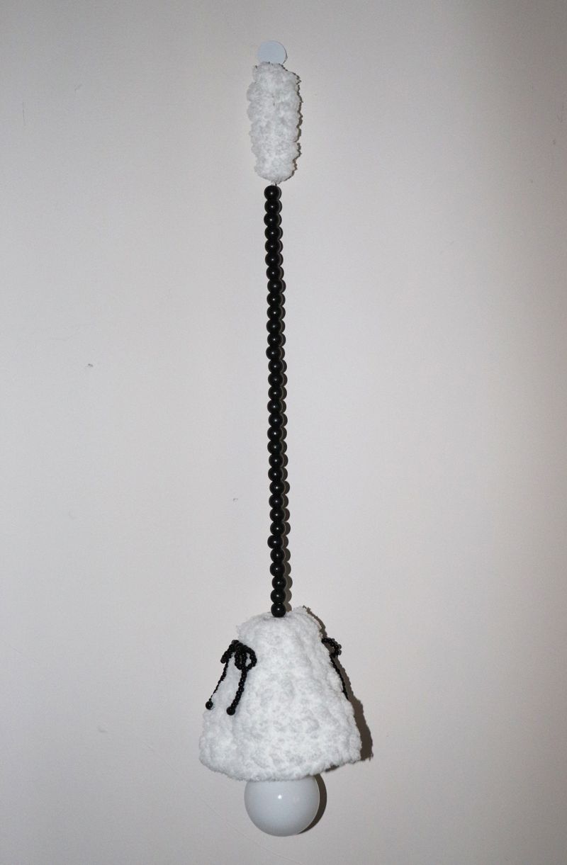 white soft ribbon light