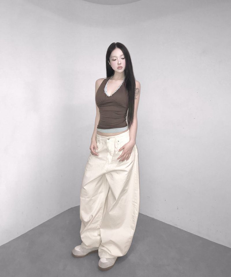 stud halter top (4colors)