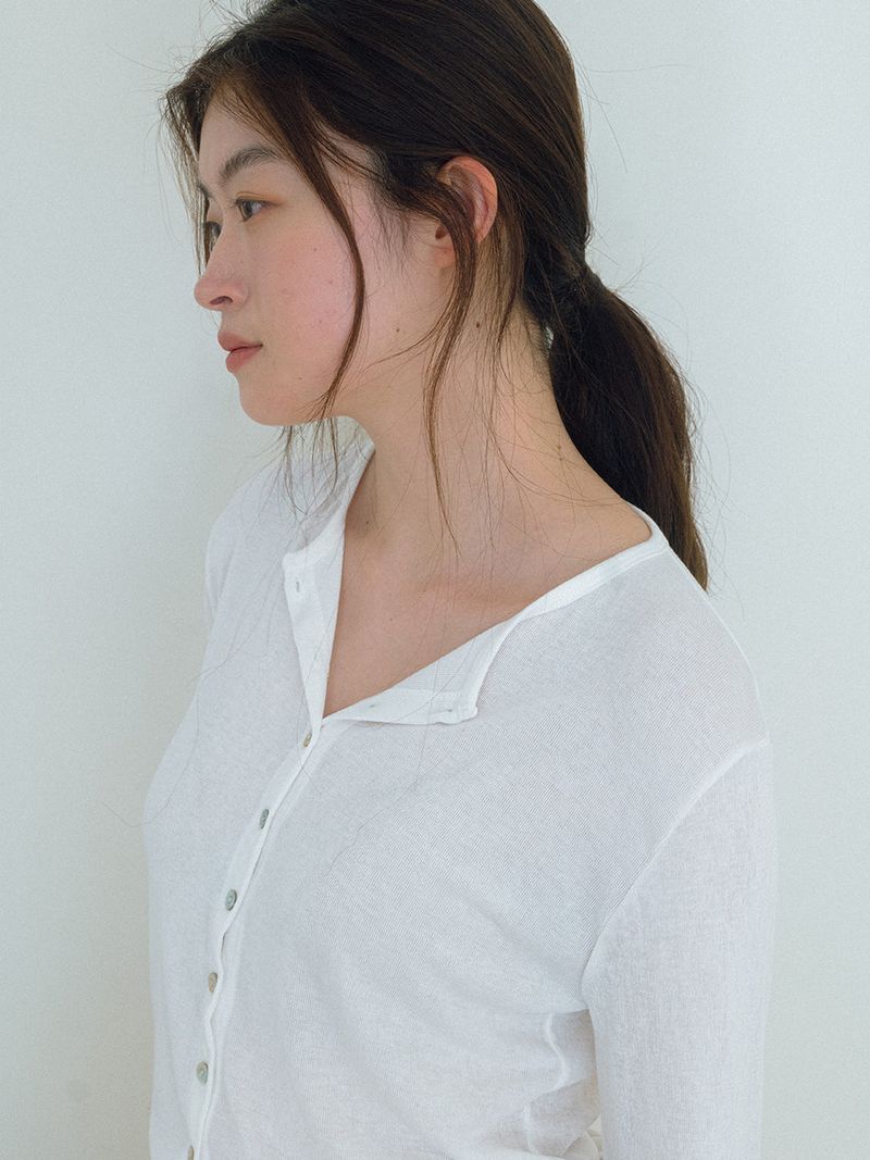 Soft Rayon Cardigan - Ivory