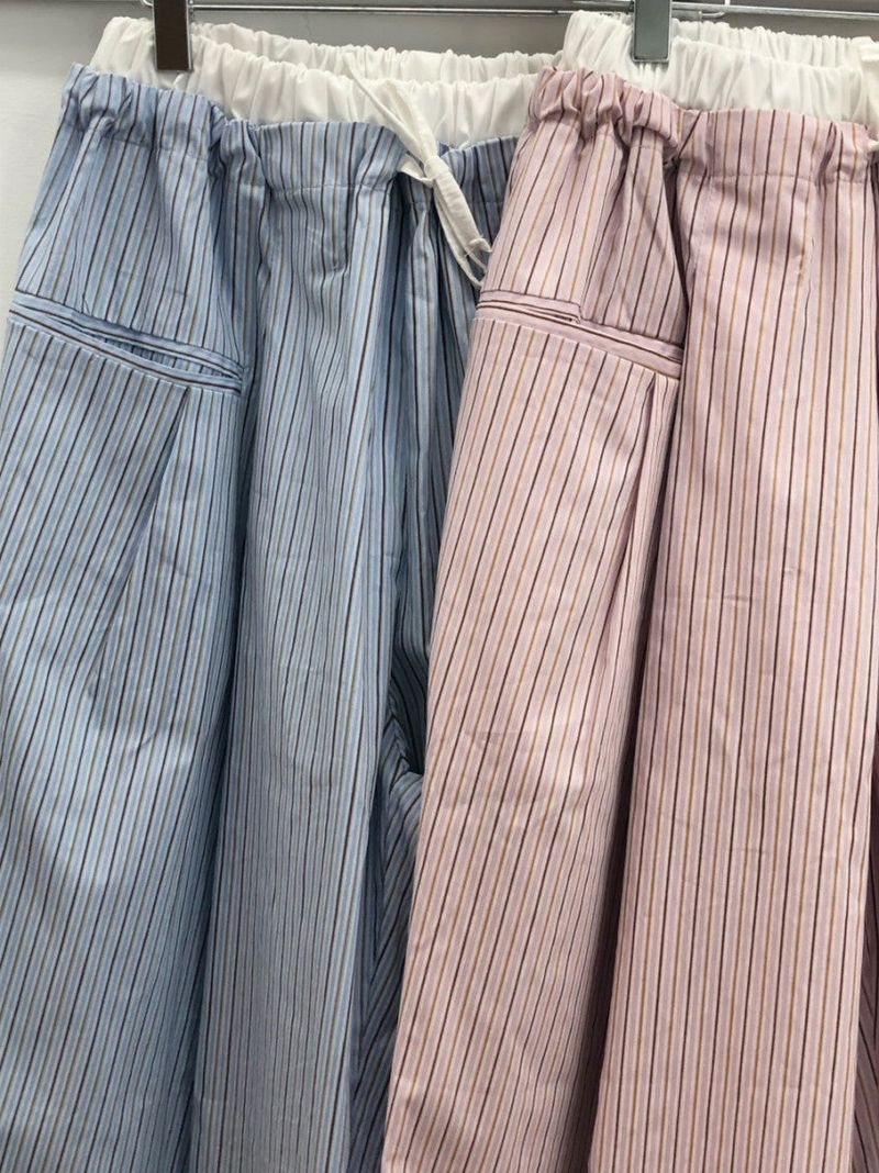 striped pajama pants